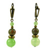 Exclusive earrings &quot;Rhapsody&quot; Onyx, Jasper