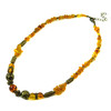 Exclusive necklace &quot;Motanka&quot; Amber, crumb