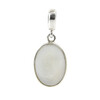 Mother-of-pearl pendant, silver