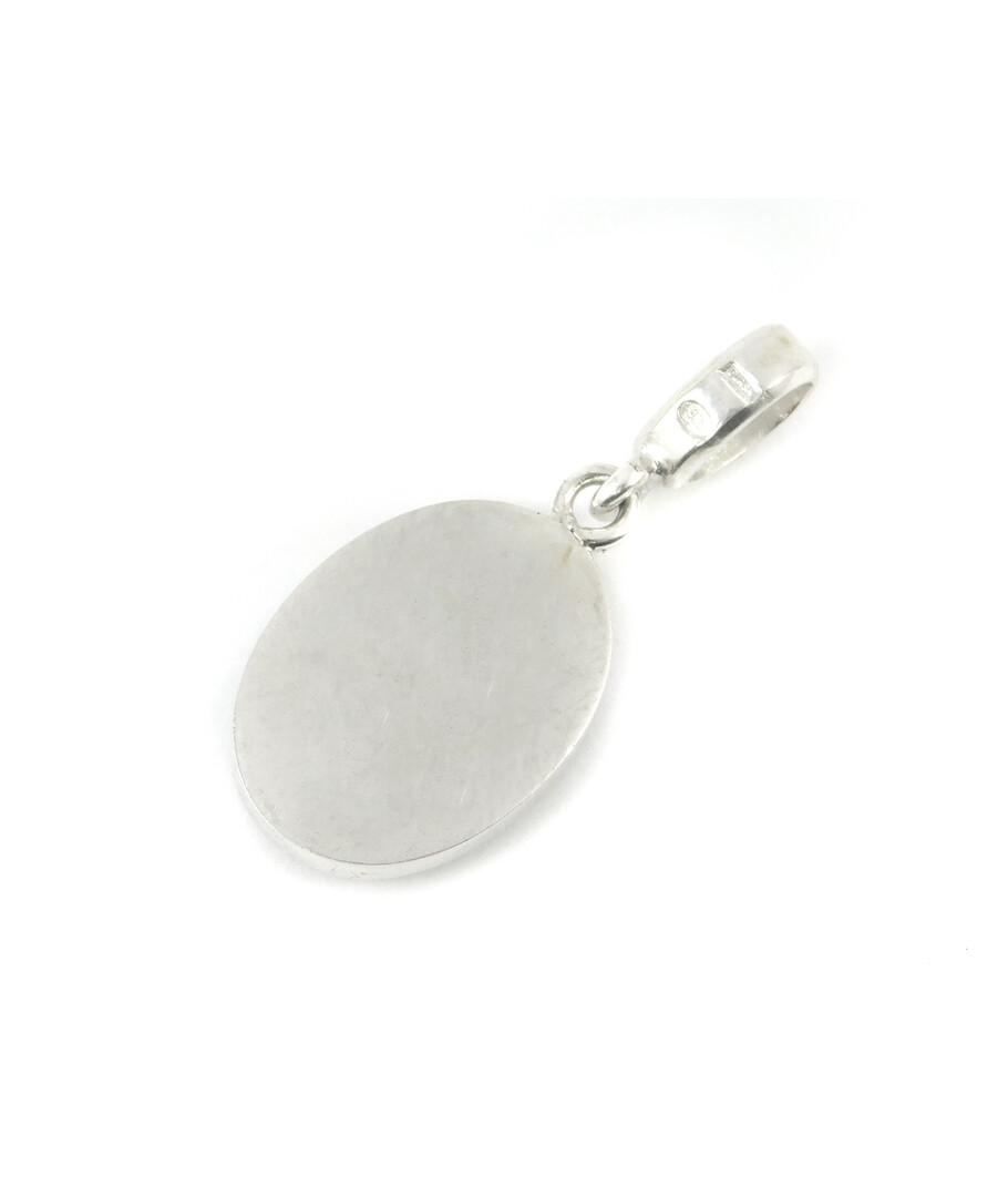 Mother-of-pearl pendant, silver