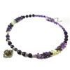 Exclusive necklace &quot;Prima donna&quot; Amethyst, crumb, Onyx crumb