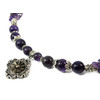 Exclusive necklace &quot;Prima donna&quot; Amethyst, crumb, Onyx crumb