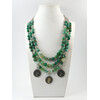 Exclusive necklace &quot;Dokia&quot; Agate, 3 rows