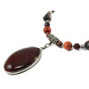 Exclusive necklace &quot;Fionia&quot;, Jasper sphere 