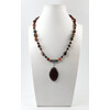 Exclusive necklace &quot;Fionia&quot;, Jasper sphere 