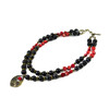 Exclusive necklace &quot;Trya 2&quot; agate+coral