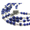 Exclusive necklace &quot;Azure&quot; 4 rows