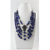 Exclusive necklace &quot;Azure&quot; 4 rows