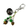 Accessories for bags &quot;Mineralia&quot; Chrysoprase, Tiger&#039;s eye