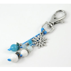 Exc. accessories for "Mineralia" bags Aquamarine, Agate white, Mis. stone