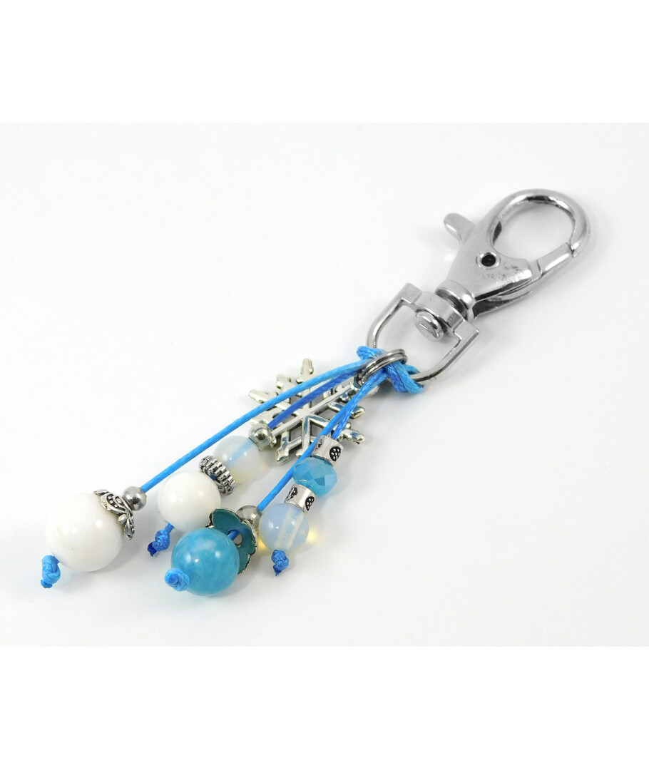 Accessories for "Mineralia" bags Aquamarine, White agate, Moonstone