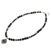 Necklace &quot;Metallic shine&quot; Shungite, Hematite