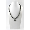 Necklace &quot;Metallic shine&quot; Shungite, Hematite