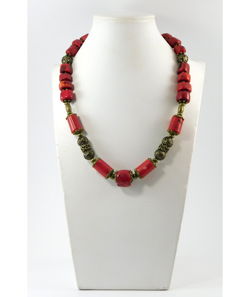 Necklace "Laurentina" Coral