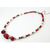 Necklace &quot;Symyrenko&quot; Coral, Agate