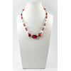 Necklace &quot;Symyrenko&quot; Coral, Agate