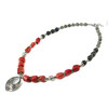 Necklace &quot;Grey Dreams&quot; Coral, Labrador