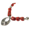 Necklace &quot;Grey Dreams&quot; Coral, Labrador