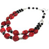 Necklace &quot;Cersei&quot; Coral, Shungite