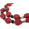 Necklace &quot;Cersei&quot; Coral, Shungite