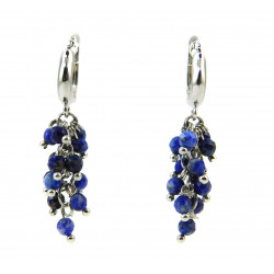 "Grape" lapis lazuli earrings