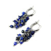 &quot;Grape&quot; lapis lazuli earrings