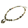 Necklace &quot;Mystic&quot;, Agate Botswana