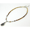 Necklace &quot;Hi-Tech&quot; Agate, Labrador