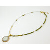 Necklace &quot;Fashion&quot; Zircon, Rock crystal, Druze