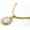 Necklace &quot;Fashion&quot; Zircon, Rock crystal, Druze