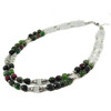 Earth Energy Necklace, Zoisite, Cat&#039;s Eye