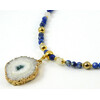 Necklace &quot;Hi-tech&quot;, Lapis lazuli, Adular, Friend