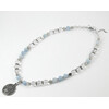 Necklace &quot;Oxenia&quot; Quartz, Rock crystal