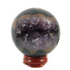 Amethyst geode ball, 228 g