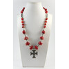 Necklace &quot;Jamil&quot;, Coral