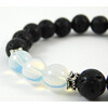 Bracelet &quot;Lovers&quot; Moonstone, Lava