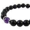 Bracelet &quot;Lovers&quot; Amethyst, Shungite press