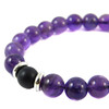 Bracelet &quot;Lovers&quot; Amethyst, Shungite press