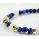 Bracelet "High-tech" lapis lazuli, Adular