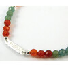 Bracelet &quot;Fursa&quot; Carnelian, Apatite, silver