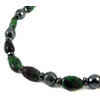 Necklace &quot;Wormwood&quot; Hematite, Zoisite gallows