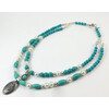 Necklace &quot;Turquoise majesty&quot; Turquoise, Majorca