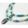 Necklace &quot;Turquoise majesty&quot; Turquoise, Majorca