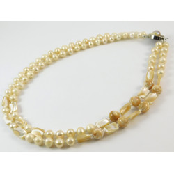 Necklace "Princess of the Sea" Pearls, Mother of Pearl