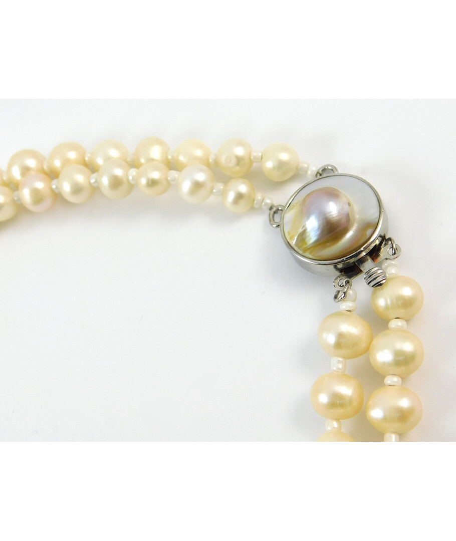 Necklace "Princess of the Sea" Pearls, Mother of Pearl