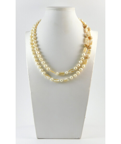 Necklace "Princess of the Sea" Pearls, Mother of Pearl