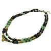 Necklace &quot;Madina&quot; Jade, Shungite