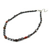 Necklace &quot;Maroon&quot; Hematite, jasper galtovka