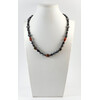 Necklace &quot;Maroon&quot; Hematite, jasper galtovka