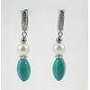 Earrings &quot;Turquoise majesty&quot; Turquoise, Majorca